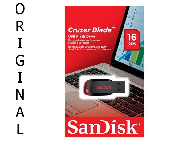 &uu PENDRIVE ORIGINAL 16 GB SANDISK